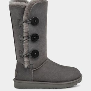 Ugg Australia grey suede boots.